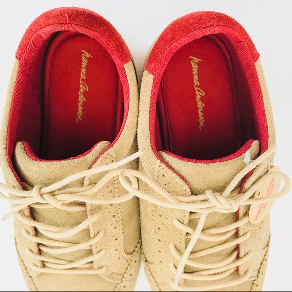 Hanna Andersson Edvard Oxford tan suede sneaker - Picture 3 of 8